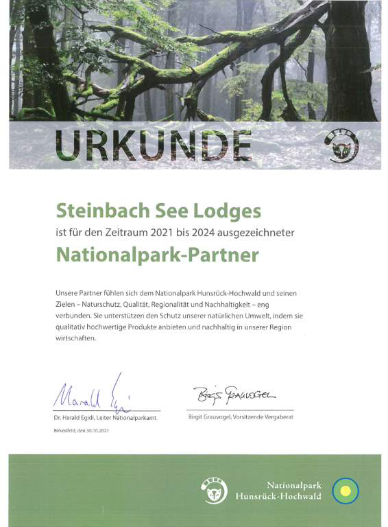 Partner des Nationalpark Hunsrück-Hochwald